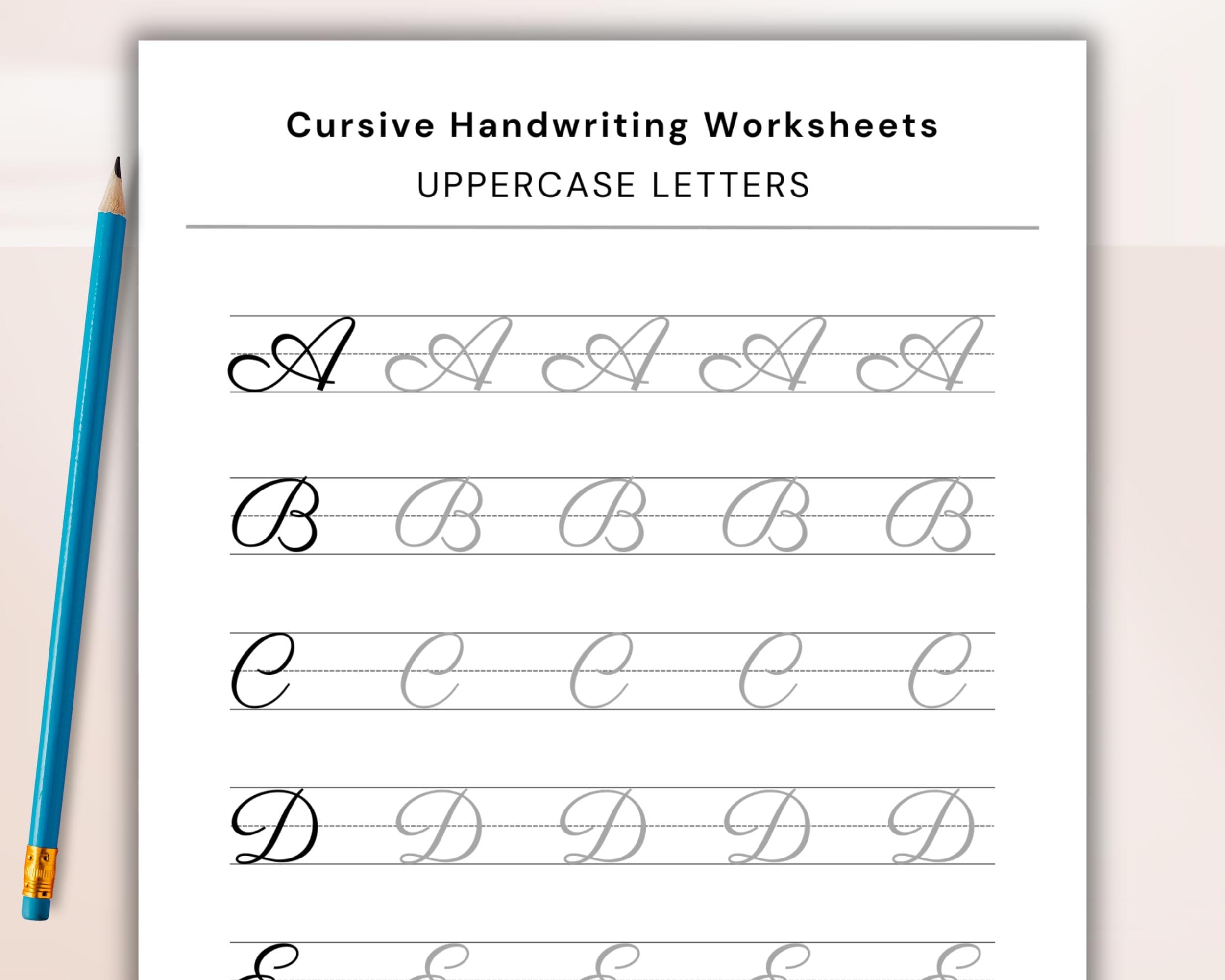 cursive workbook printable