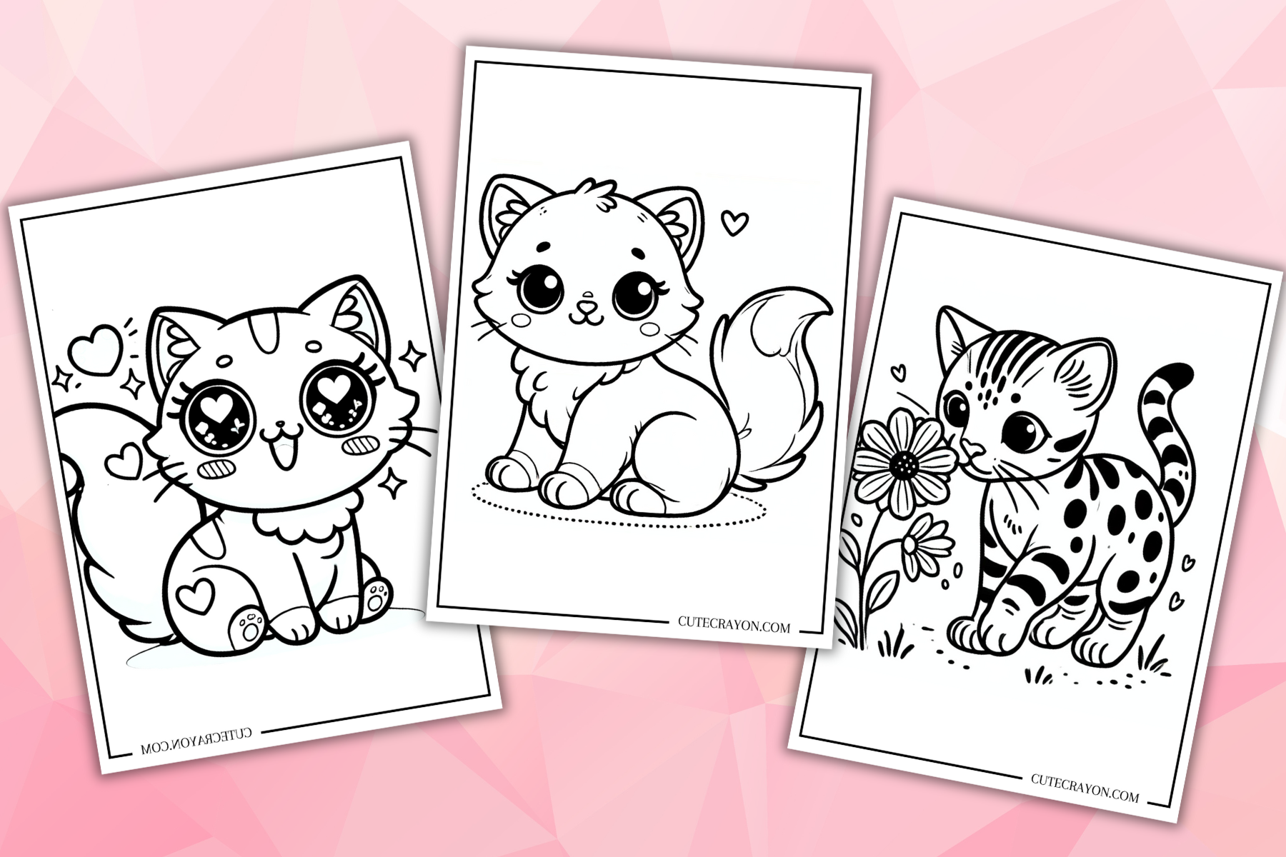 printable coloring pages of cats