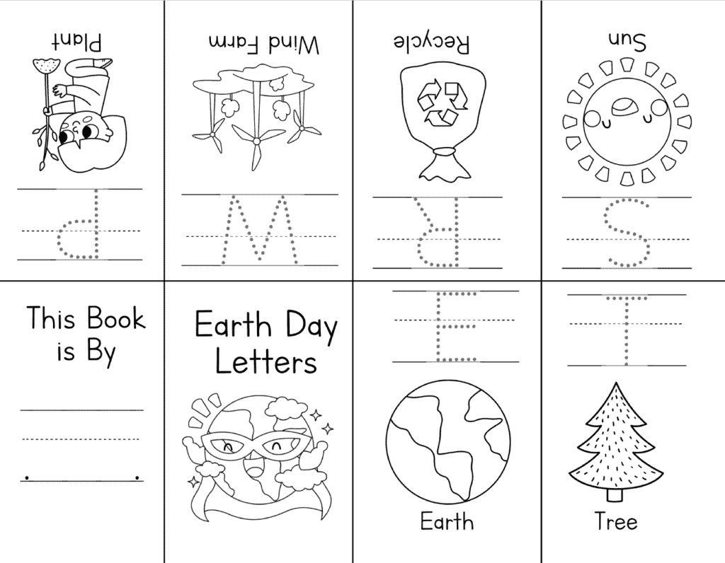 Cute Preschool Math Earth Day Activity Free Printable The Crazy Outdoor Mama