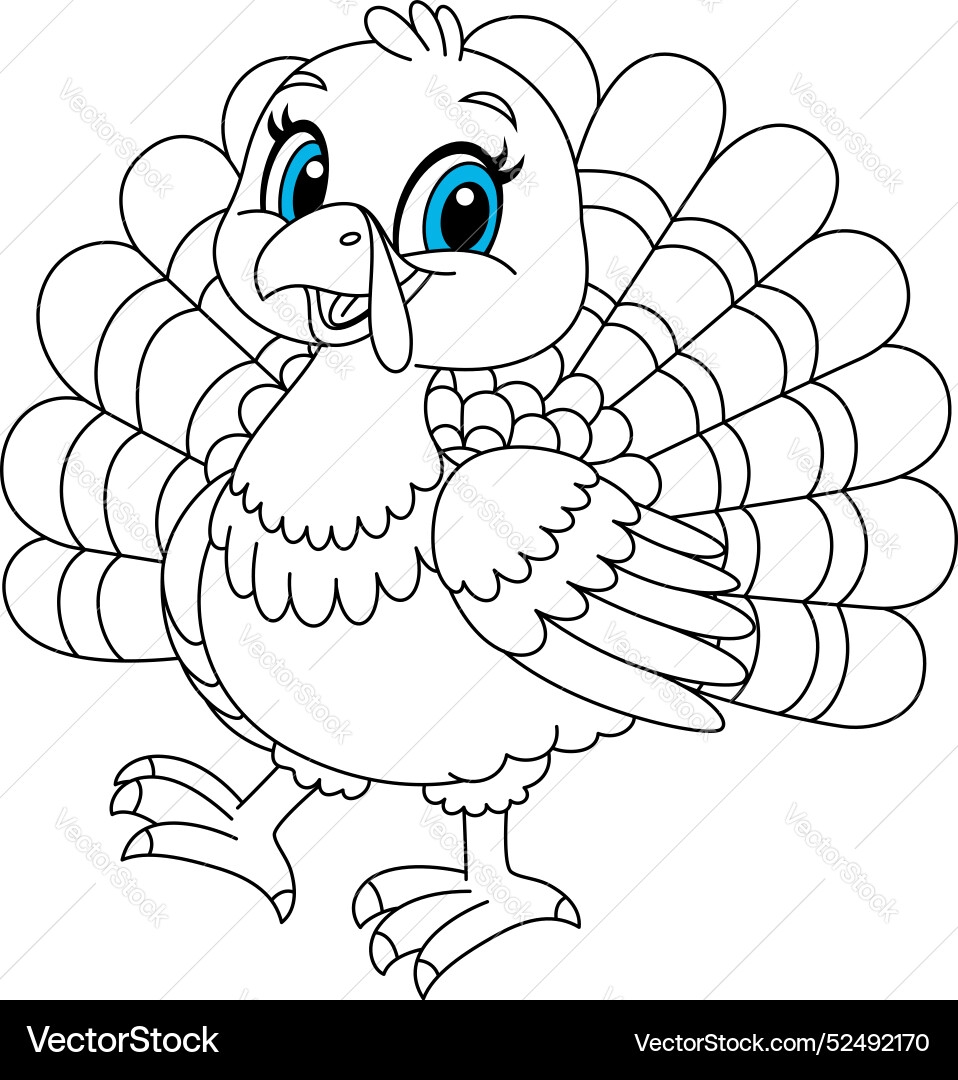 coloring pages turkey printable