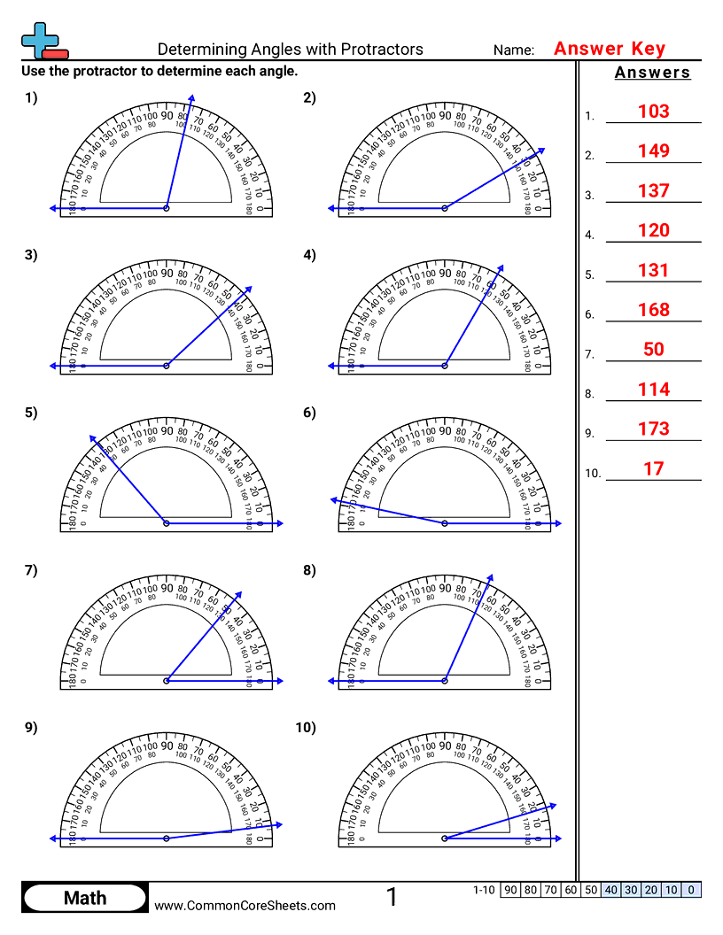 Determining Angles With Protractors Worksheet Download Determining Angles With Protractors Worksheet Download