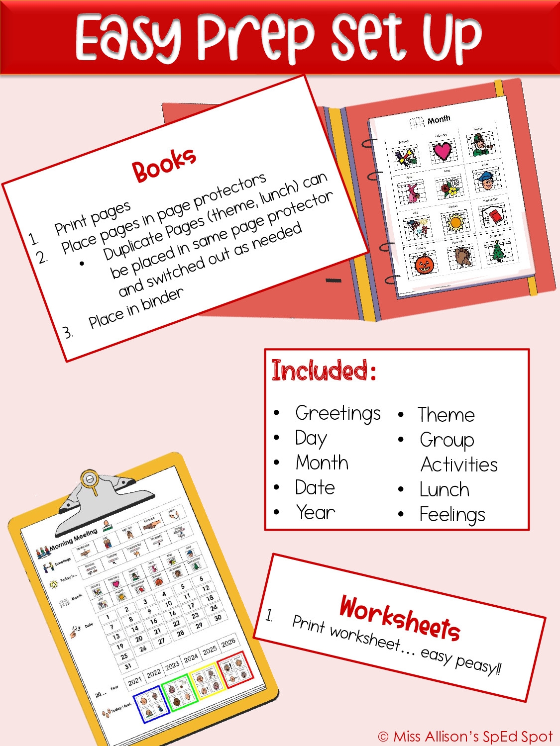 Differentiated Morning Meeting Book And Worksheets Made By Teachers