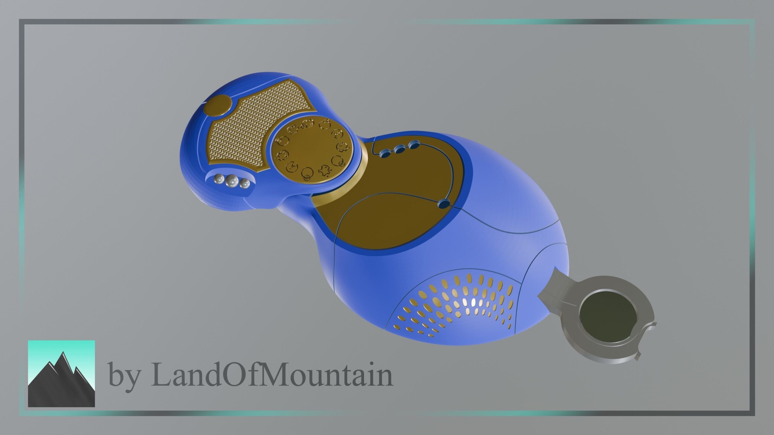 Doctor Who Fifteenth Sonic Screwdriver 3D Model 3D Printable CGTrader