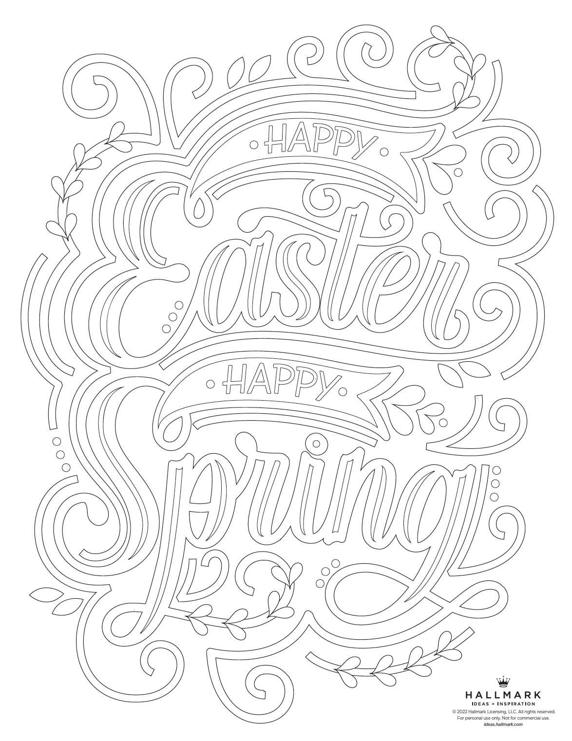 Easter Coloring Pages Hallmark Ideas Inspiration