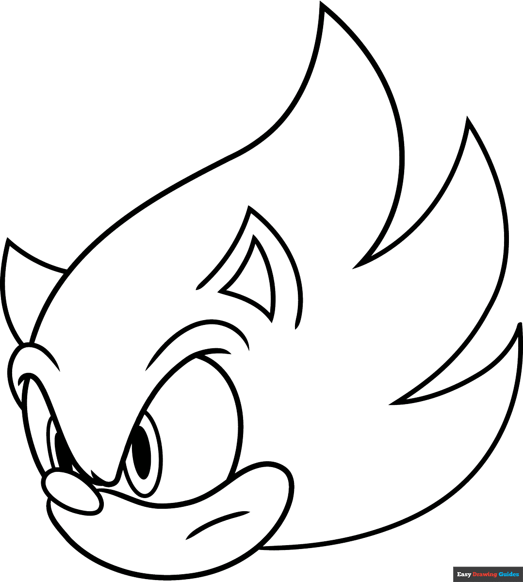 sonic coloring pages printable