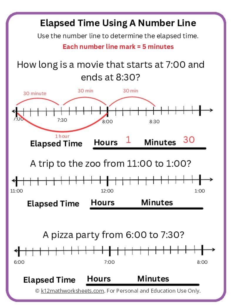 Elapsed Time Worksheets K12 Math Worksheets Elapsed Time Worksheets K12 Math Worksheets