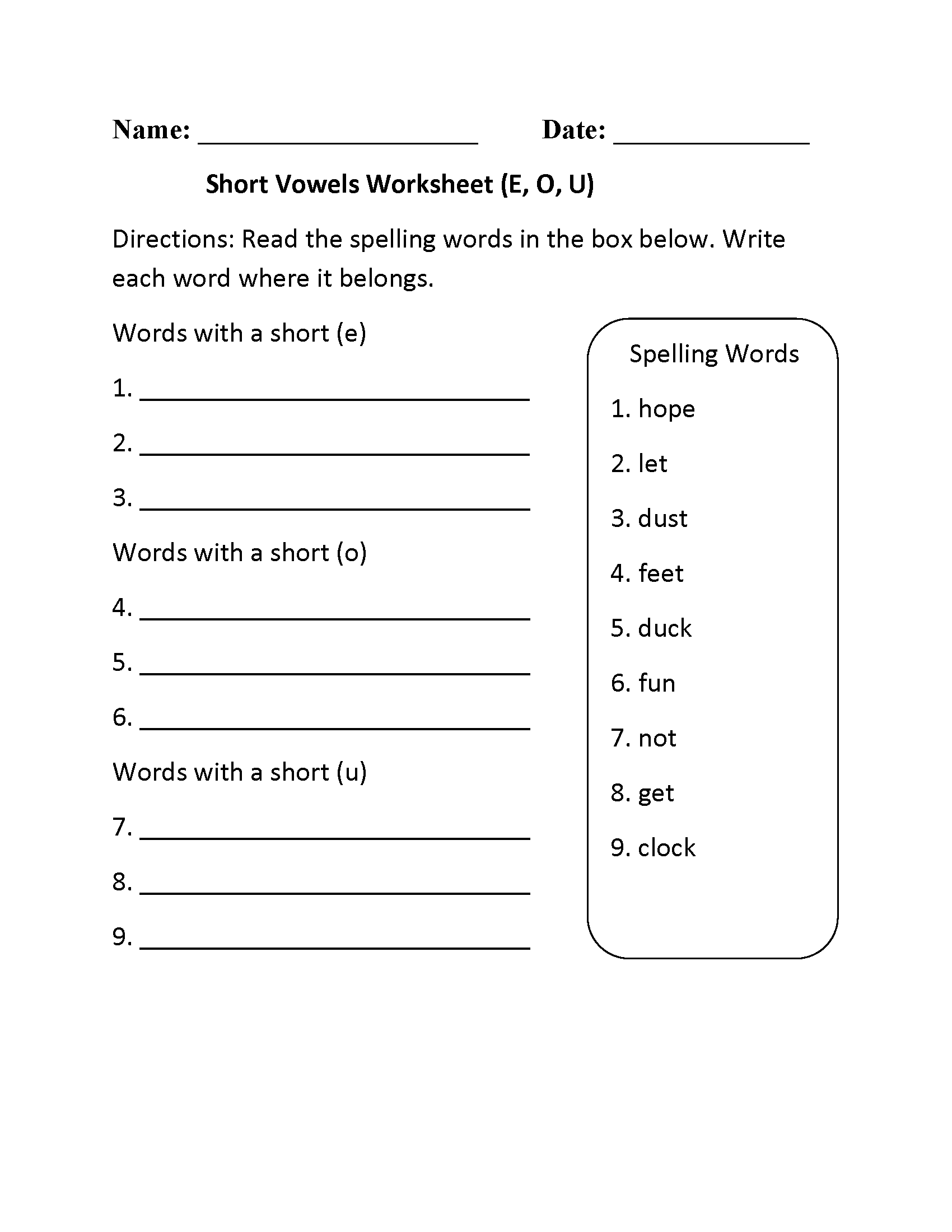 2nd grade english worksheets