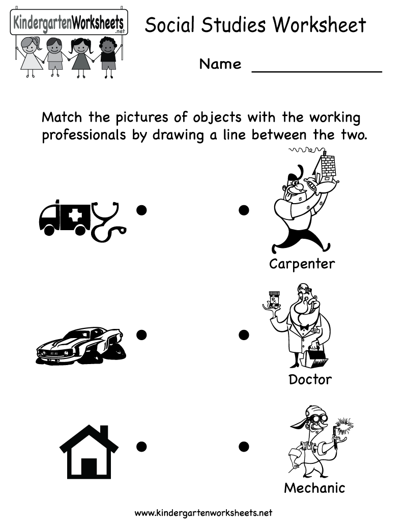 Engaging Social Studies Worksheets For Kindergarten Explore Learn Grow