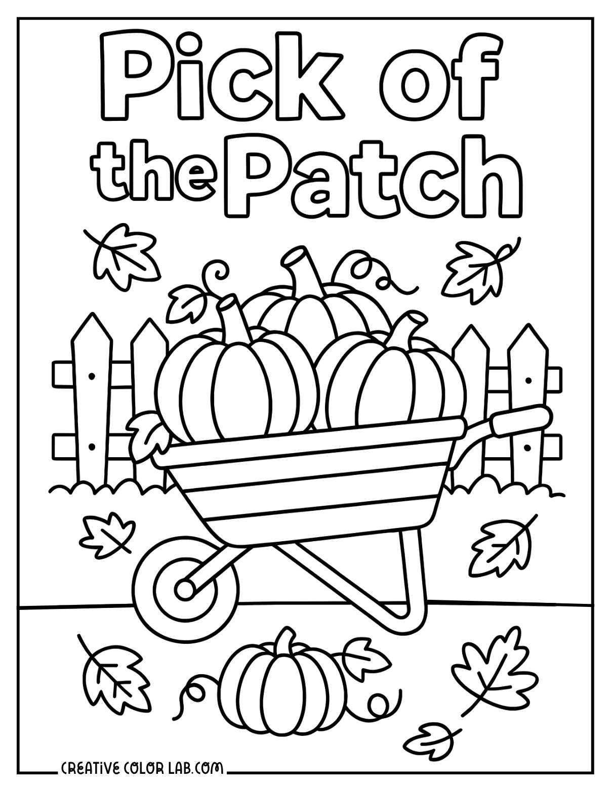 fall coloring worksheets