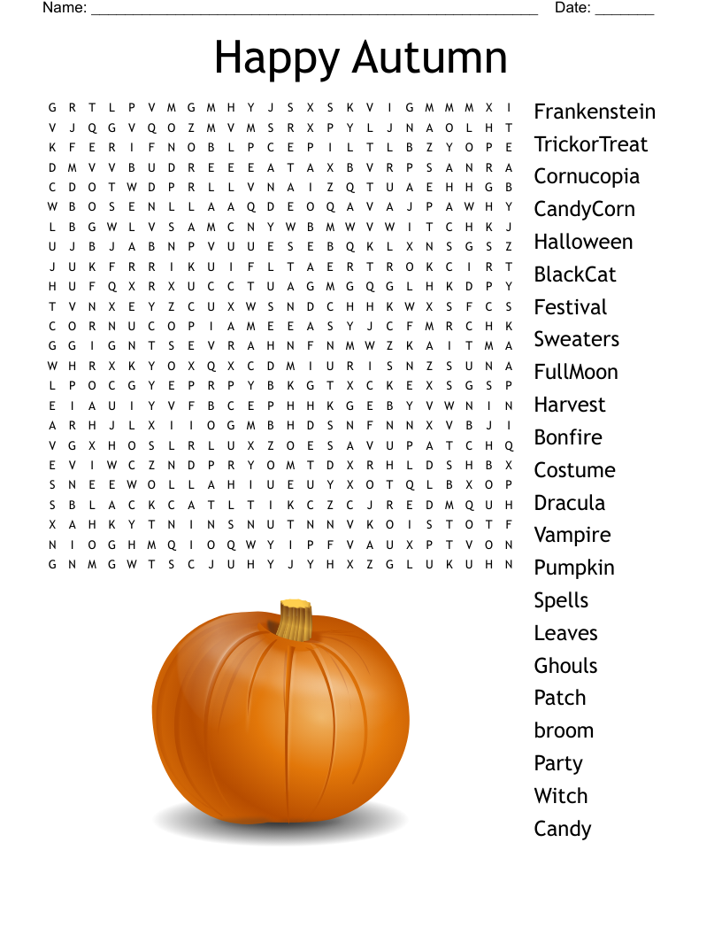 fall word search printable fall word search printable