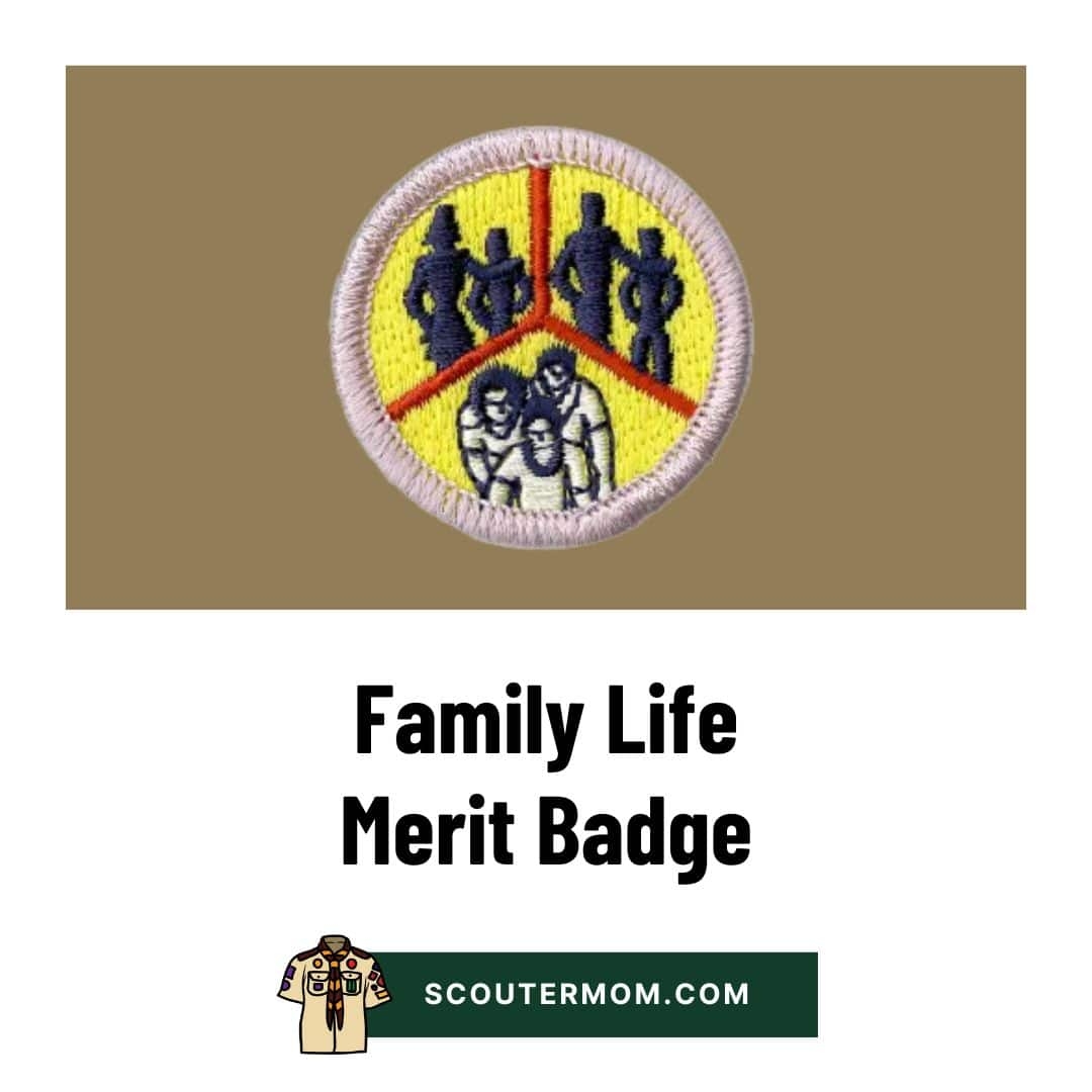 worksheet for family life merit badge