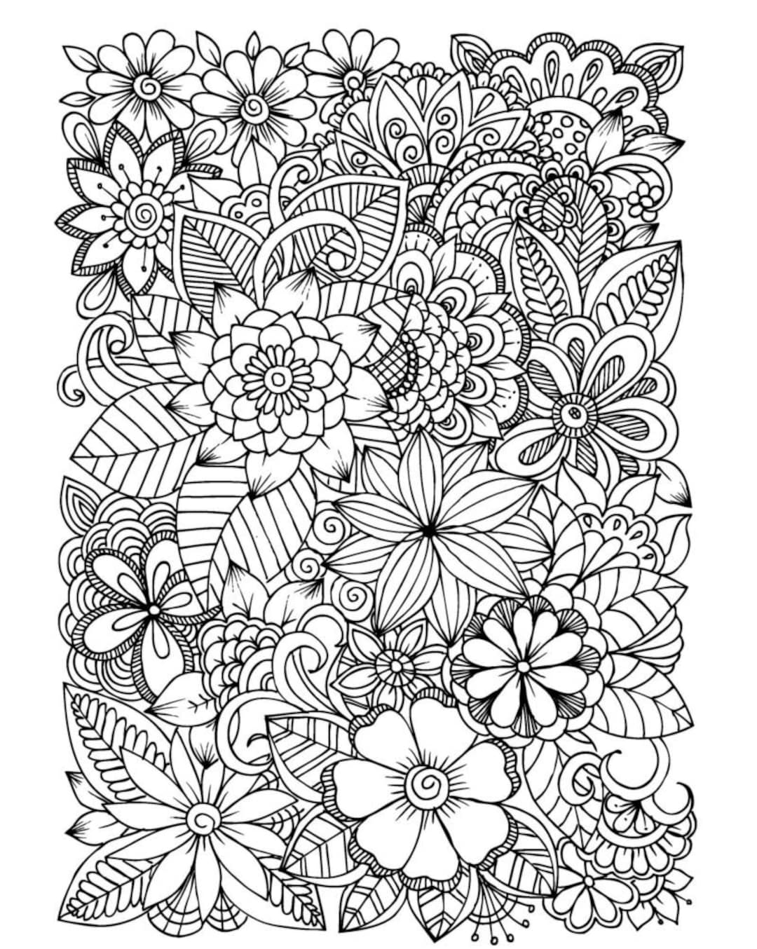 flower coloring pages printable flower coloring pages printable