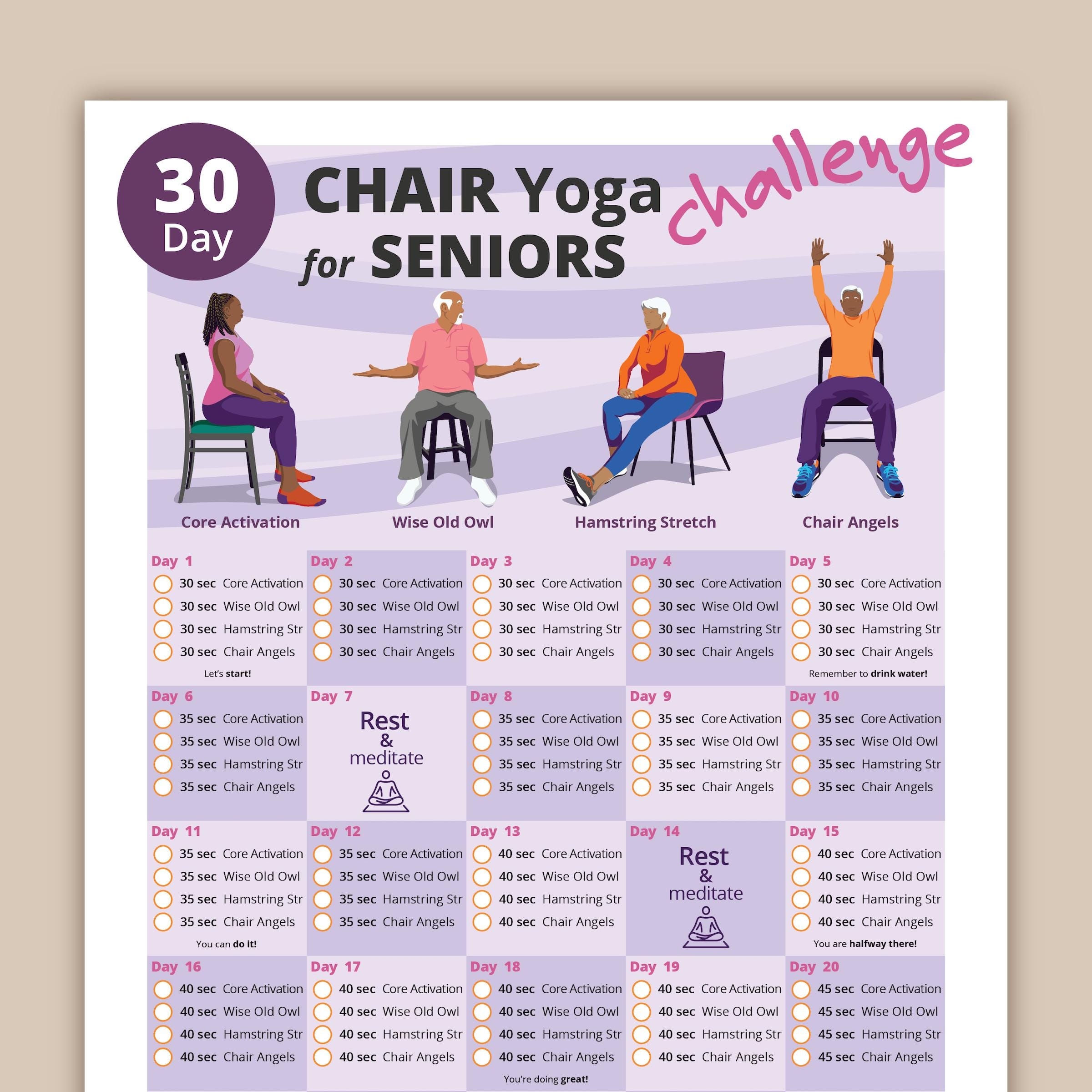 Free Chair Exercises For Seniors Pdf Chair Yoga Free Pdf