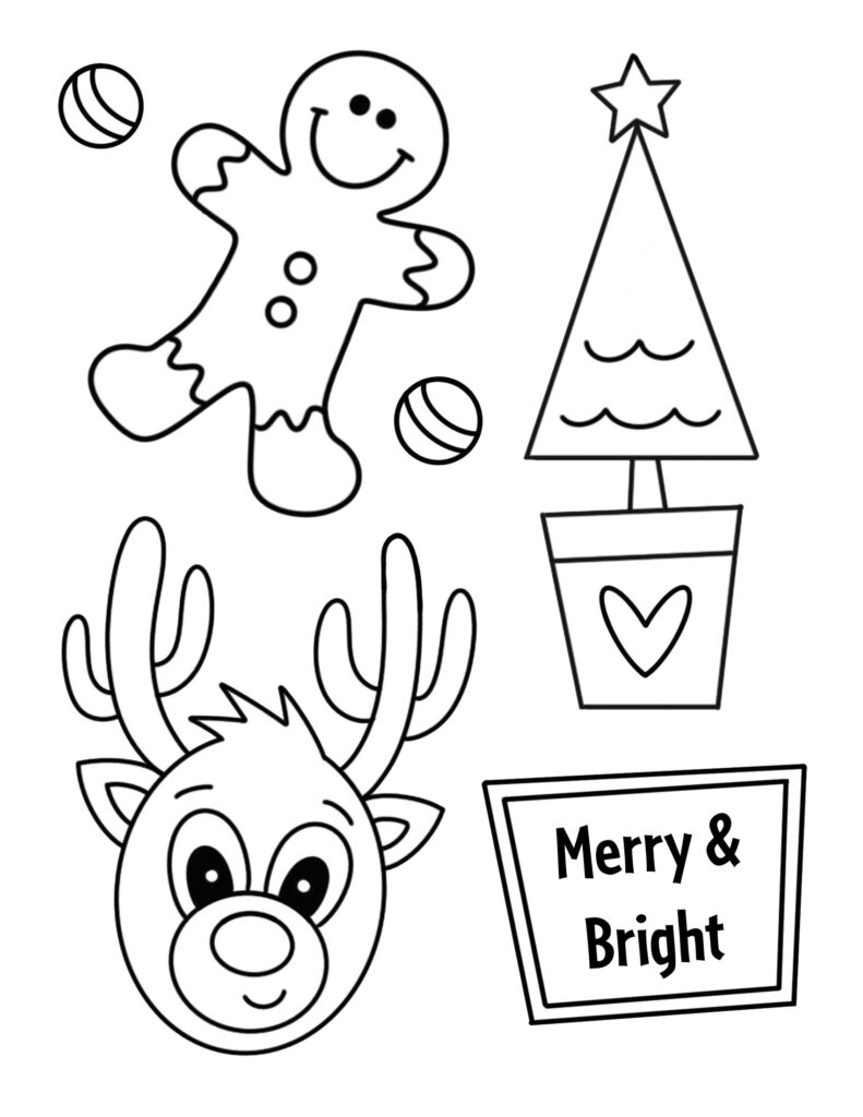 Free Christmas Worksheets For Preschool The Hollydog Blog