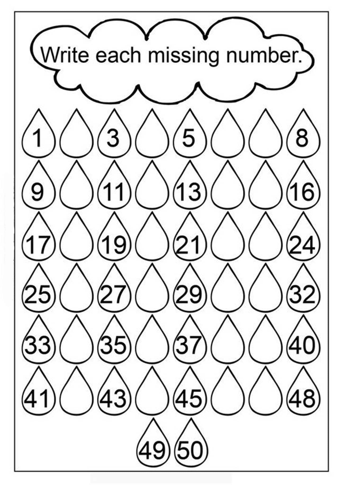 Free Fun Missing Number Worksheets Tulamama Free Fun Missing Number Worksheets Tulamama