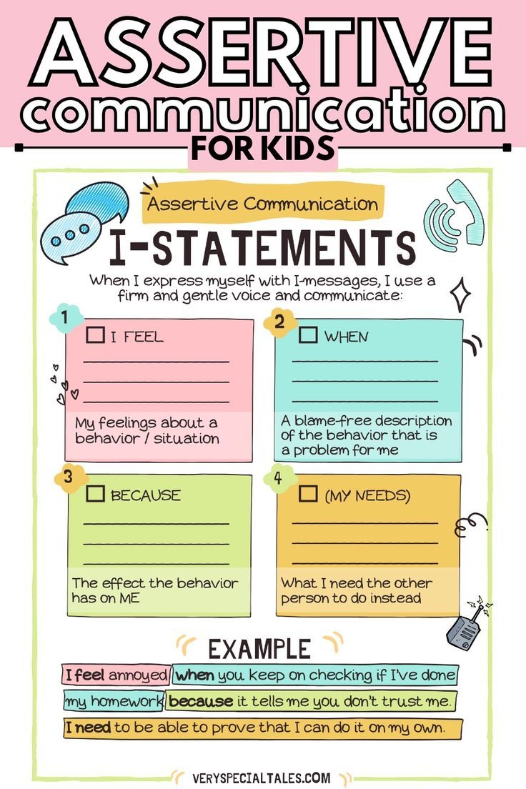 Free I Statement Worksheets Assertive Communication For Kids Free I Statement Worksheets Assertive Communication For Kids