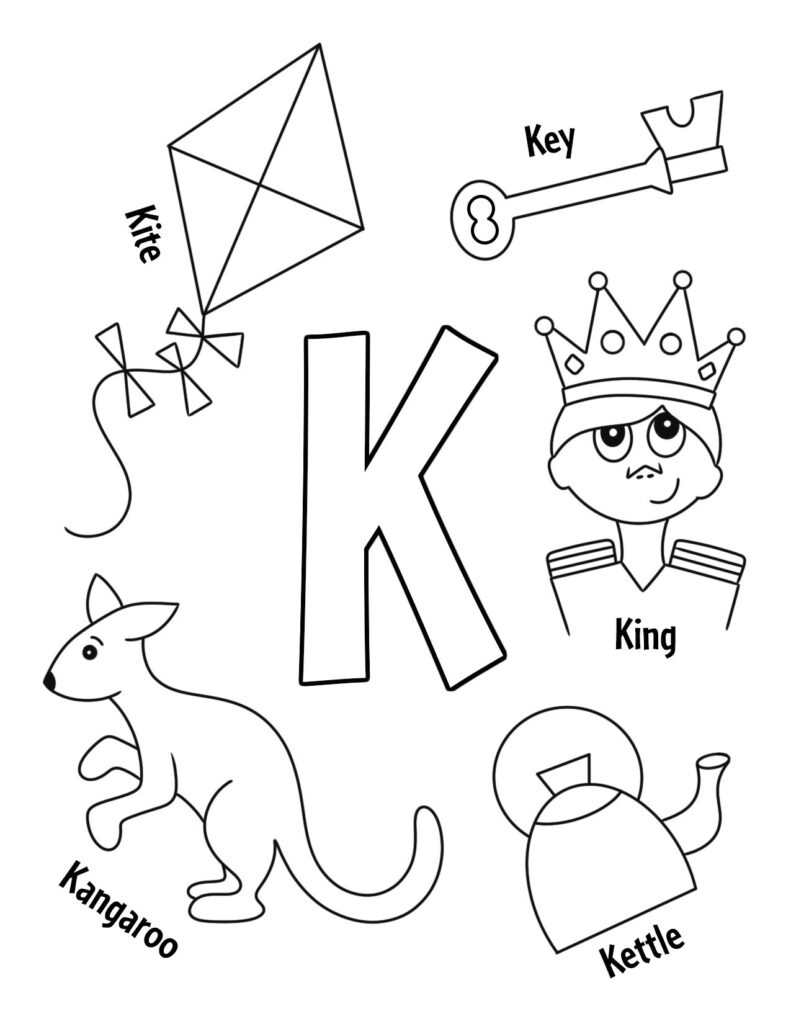 FREE Letter K Worksheets For Preschool The Hollydog Blog