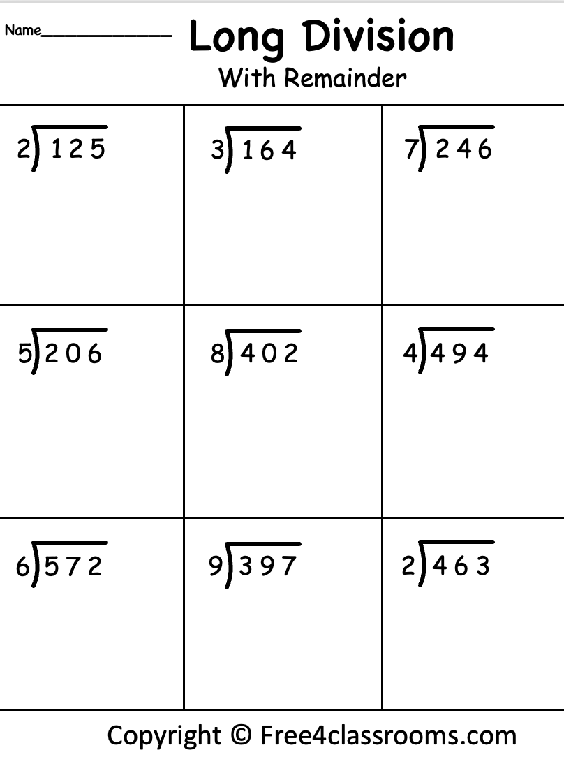 division with remainders worksheet division with remainders worksheet