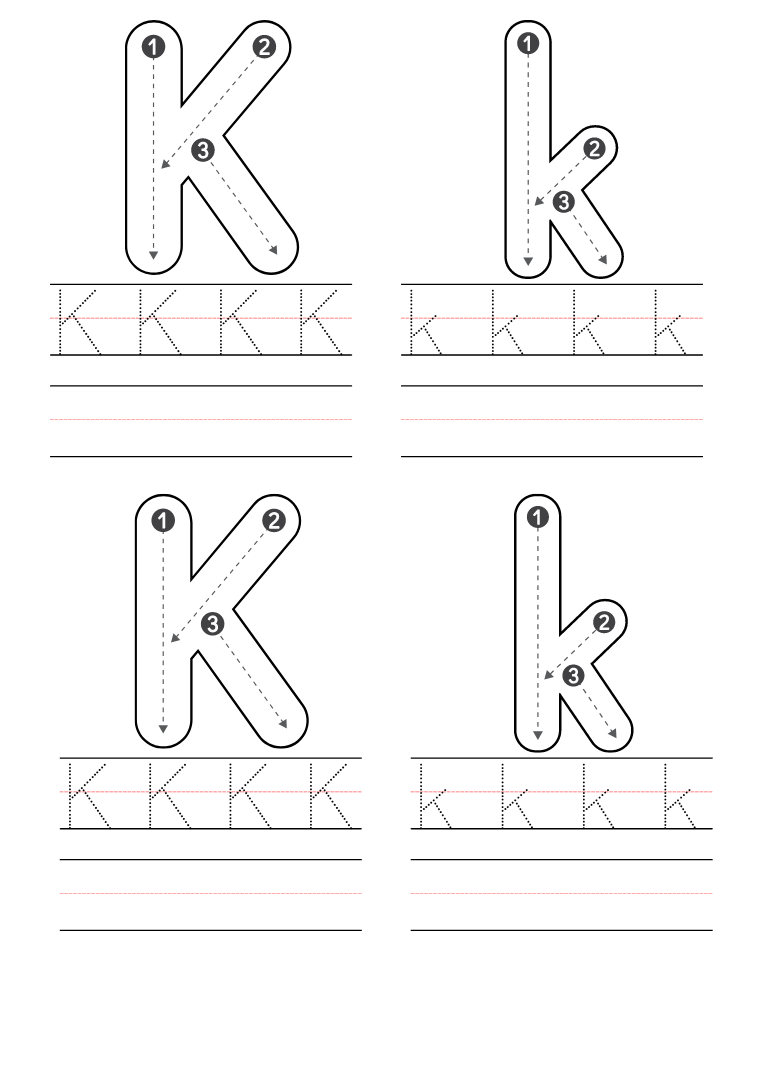 letter k worksheet