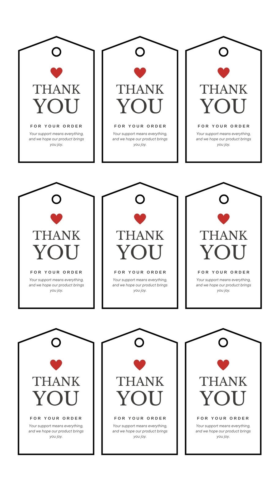 Free Printable And Customizable Gift Tag Templates Canva