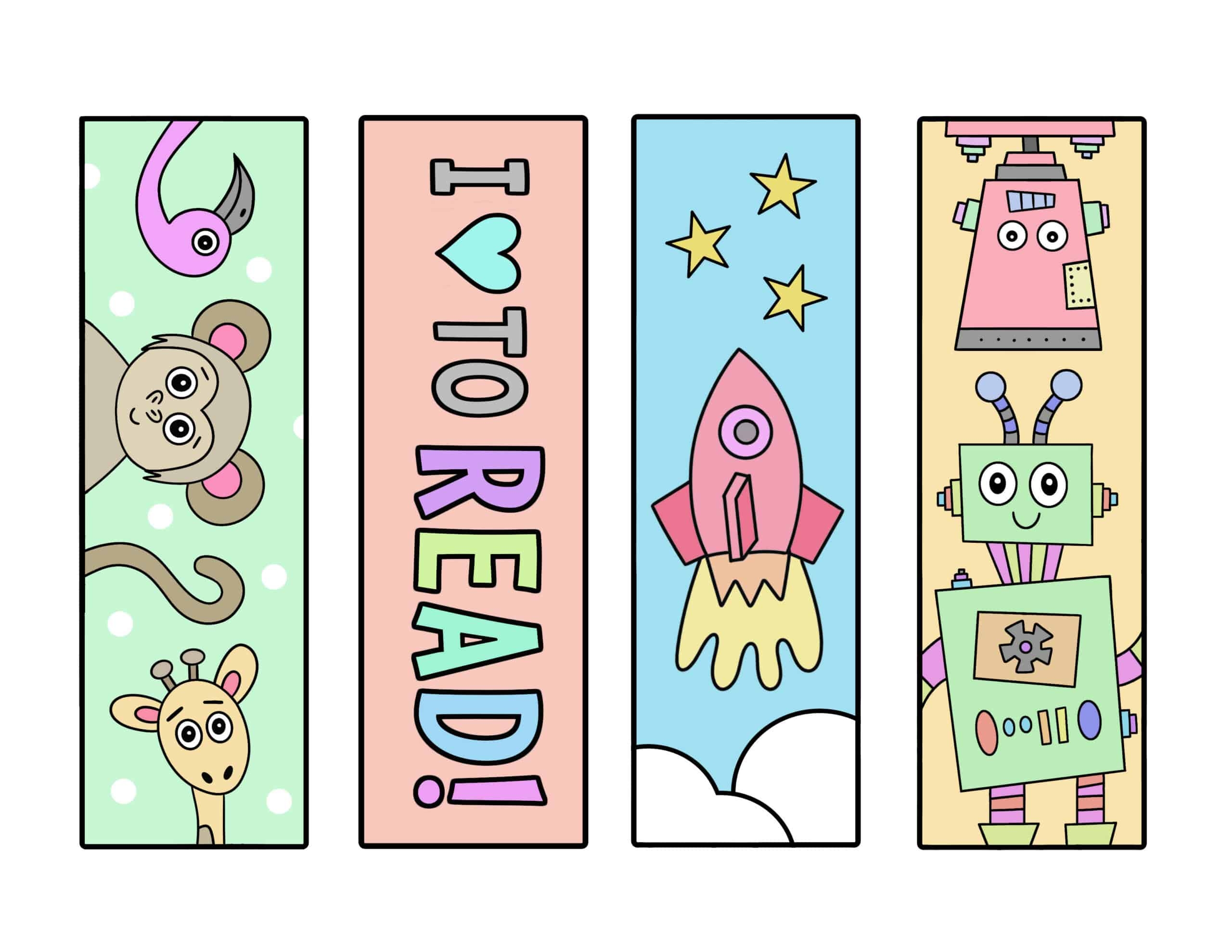 free printable bookmarks