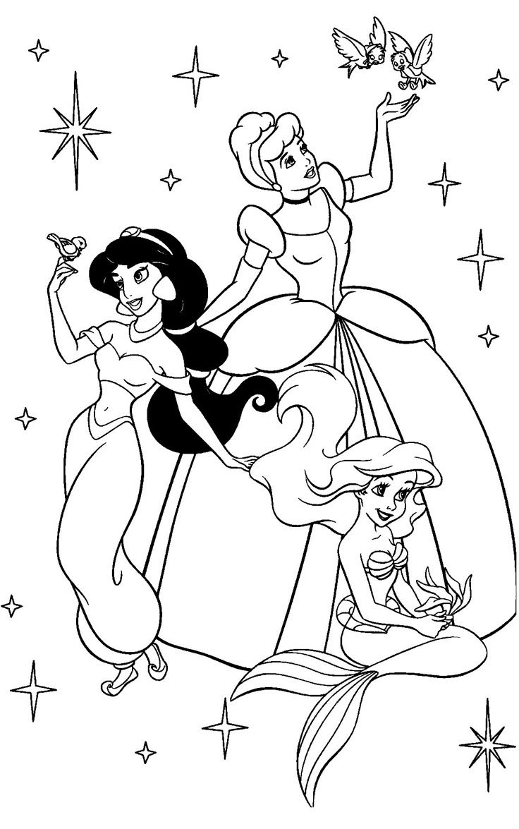 printable disney princess coloring pages printable disney princess coloring pages