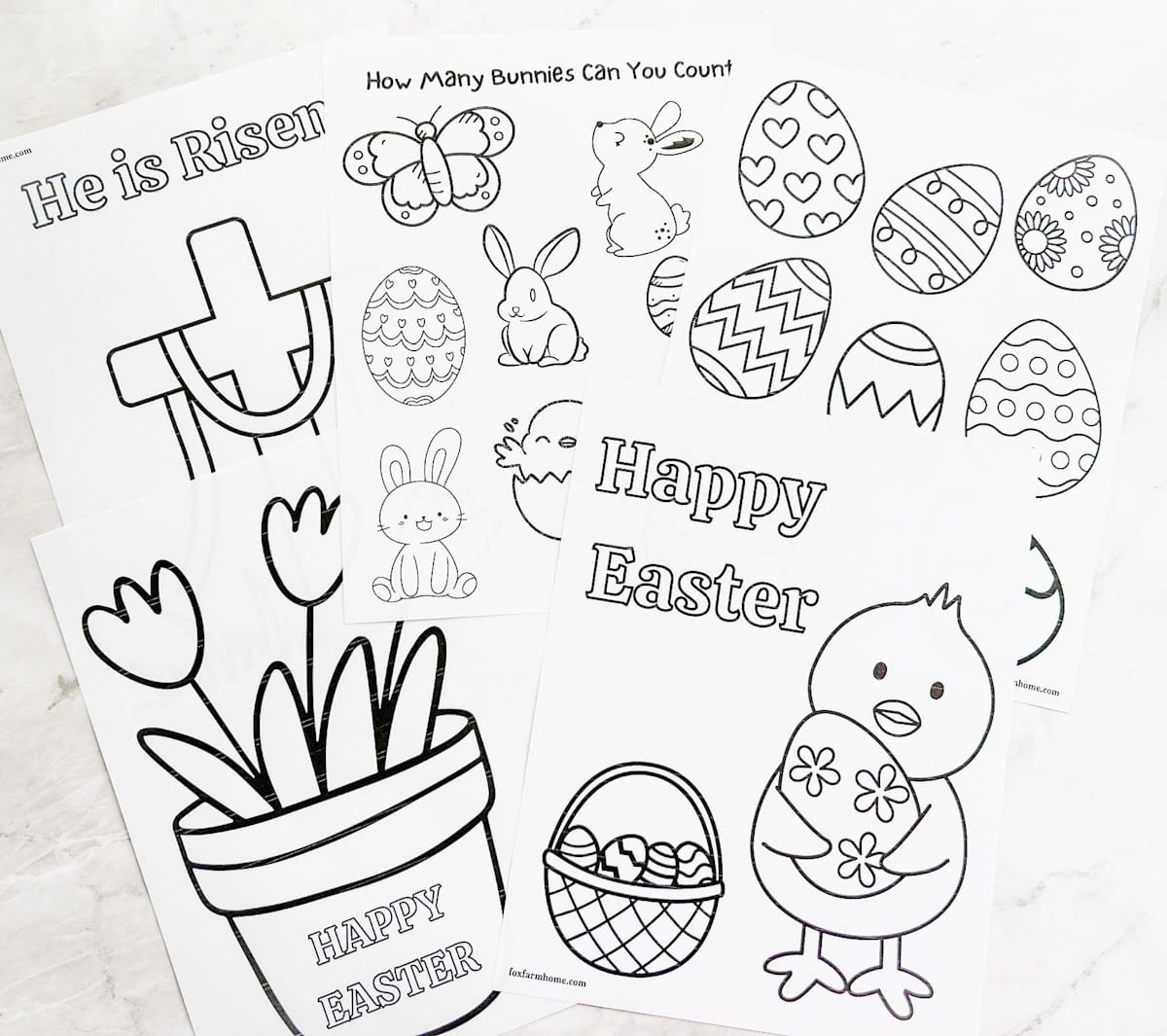 Free Printable Easter Coloring Pages For Kids Fox Farm Home
