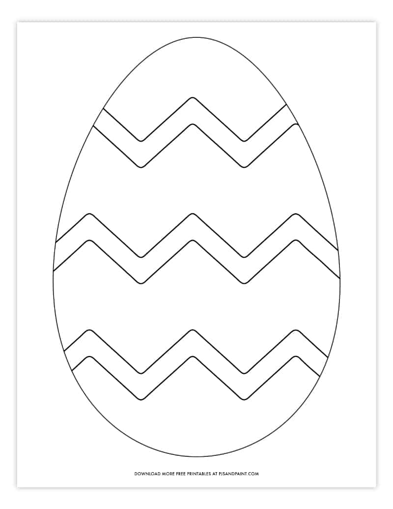 Free Printable Easter Egg Coloring Pages Easter Egg Template Free Printable Easter Egg Coloring Pages Easter Egg Template
