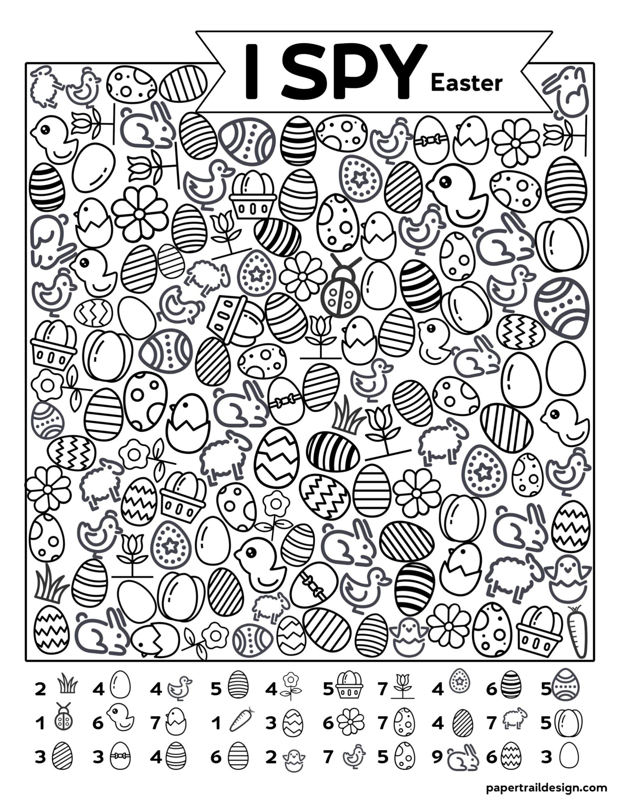 i spy printables