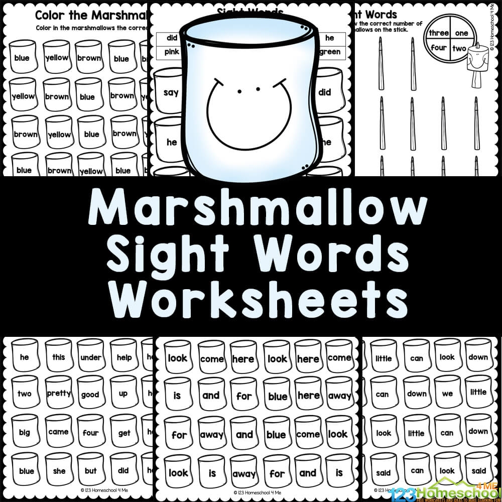 sight words worksheets