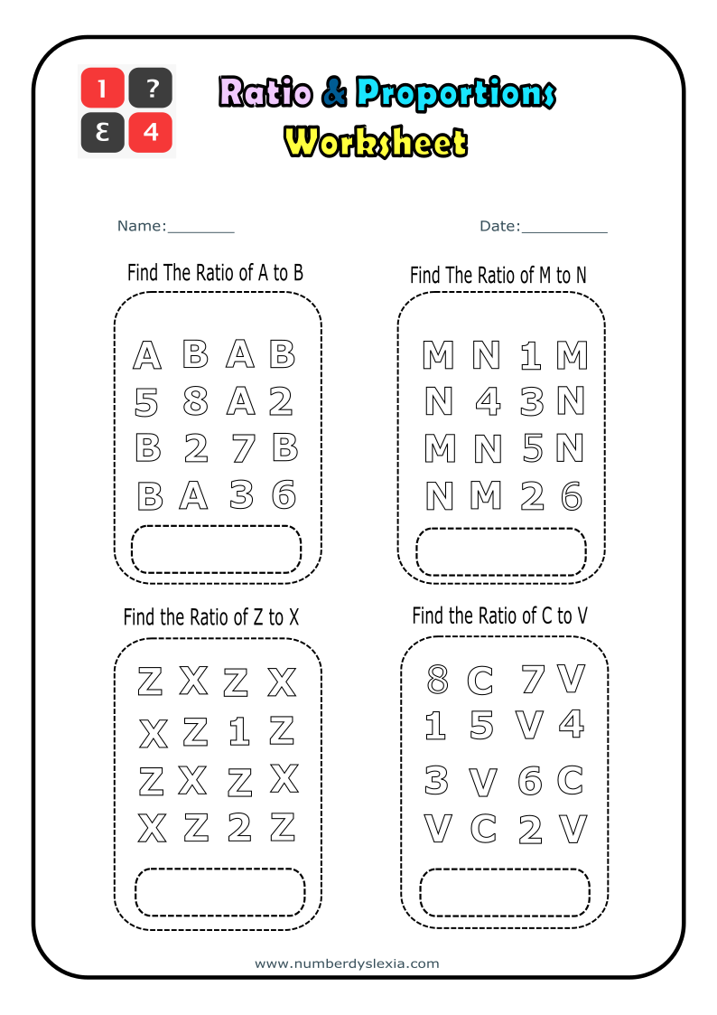 ratio and proportion worksheet ratio and proportion worksheet