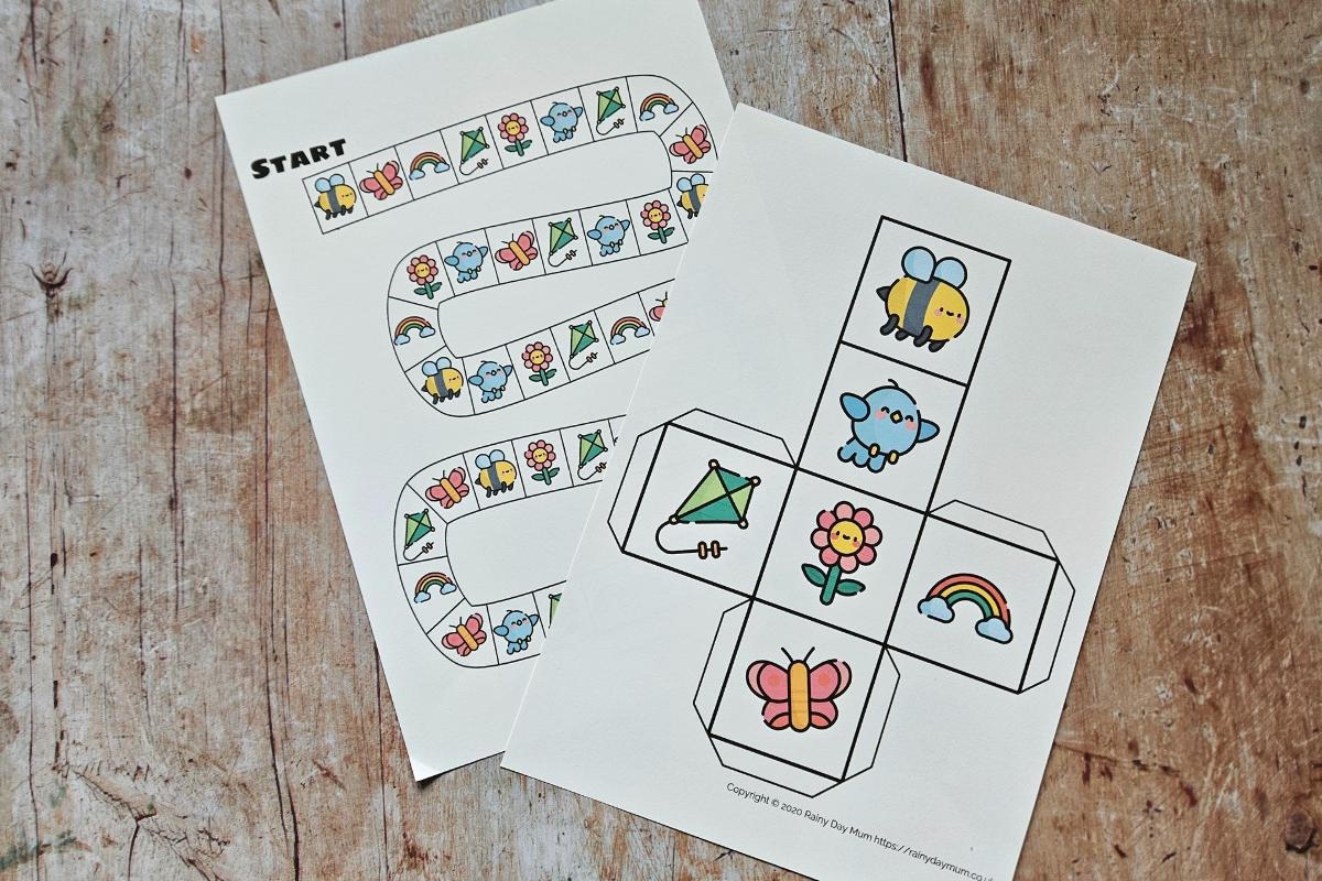 FREE Printable Spring Game For Toddlers And Preschoolers FREE Printable Spring Game For Toddlers And Preschoolers