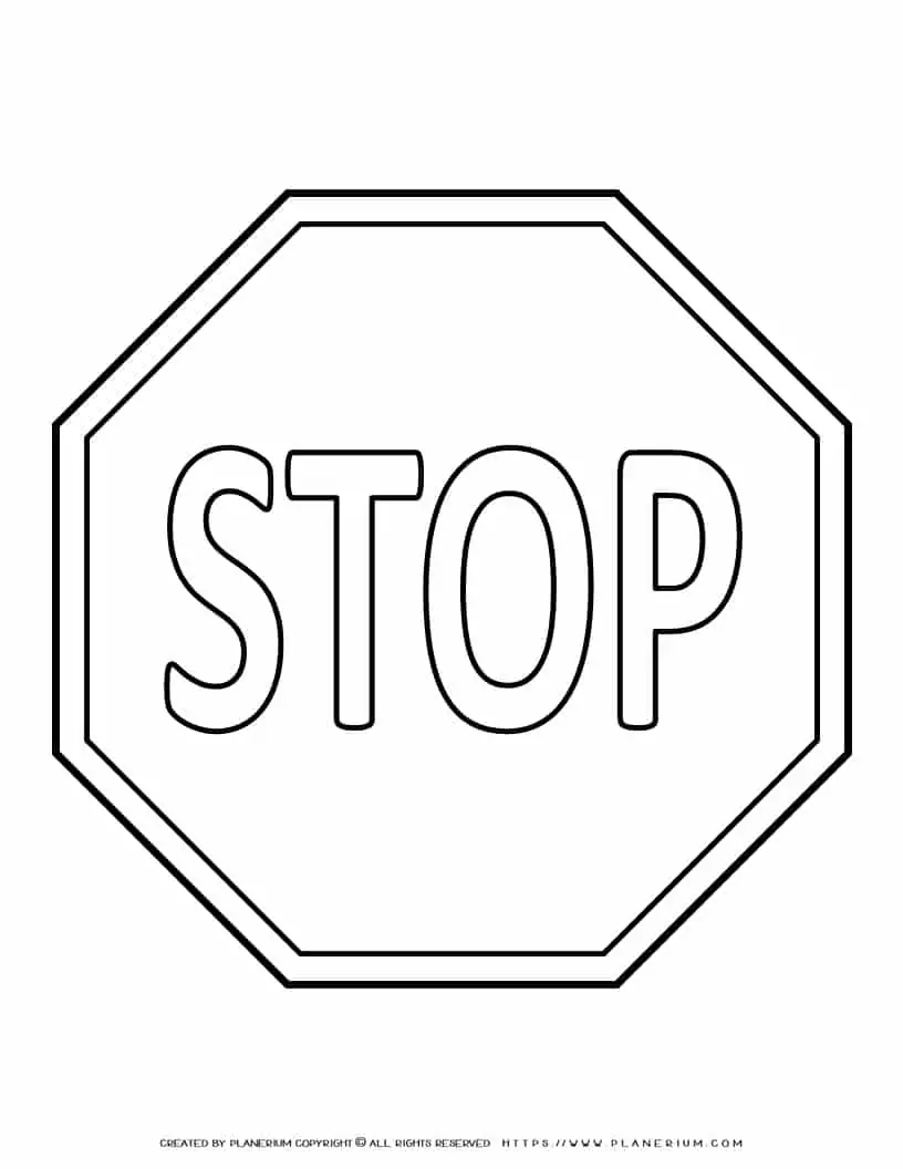 Free Printable Stop Sign For Kids Engage Educate Free Printable Stop Sign For Kids Engage Educate