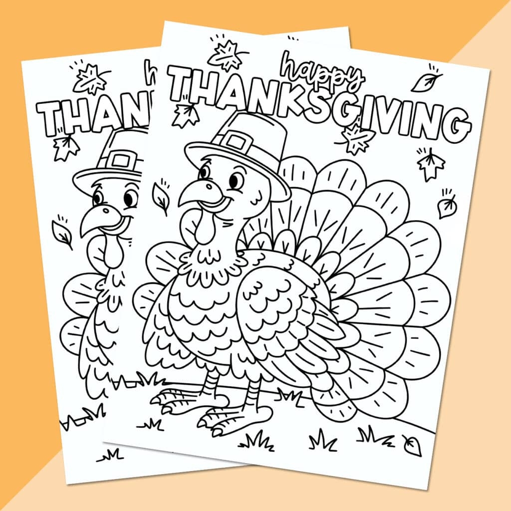 Free Thanksgiving Turkey Coloring Page Printable Pineapple Paper Co Free Thanksgiving Turkey Coloring Page Printable Pineapple Paper Co
