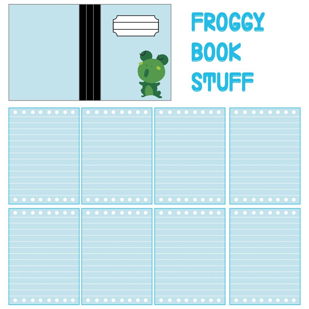 Froggy Stuff Printables Printable Party Favors