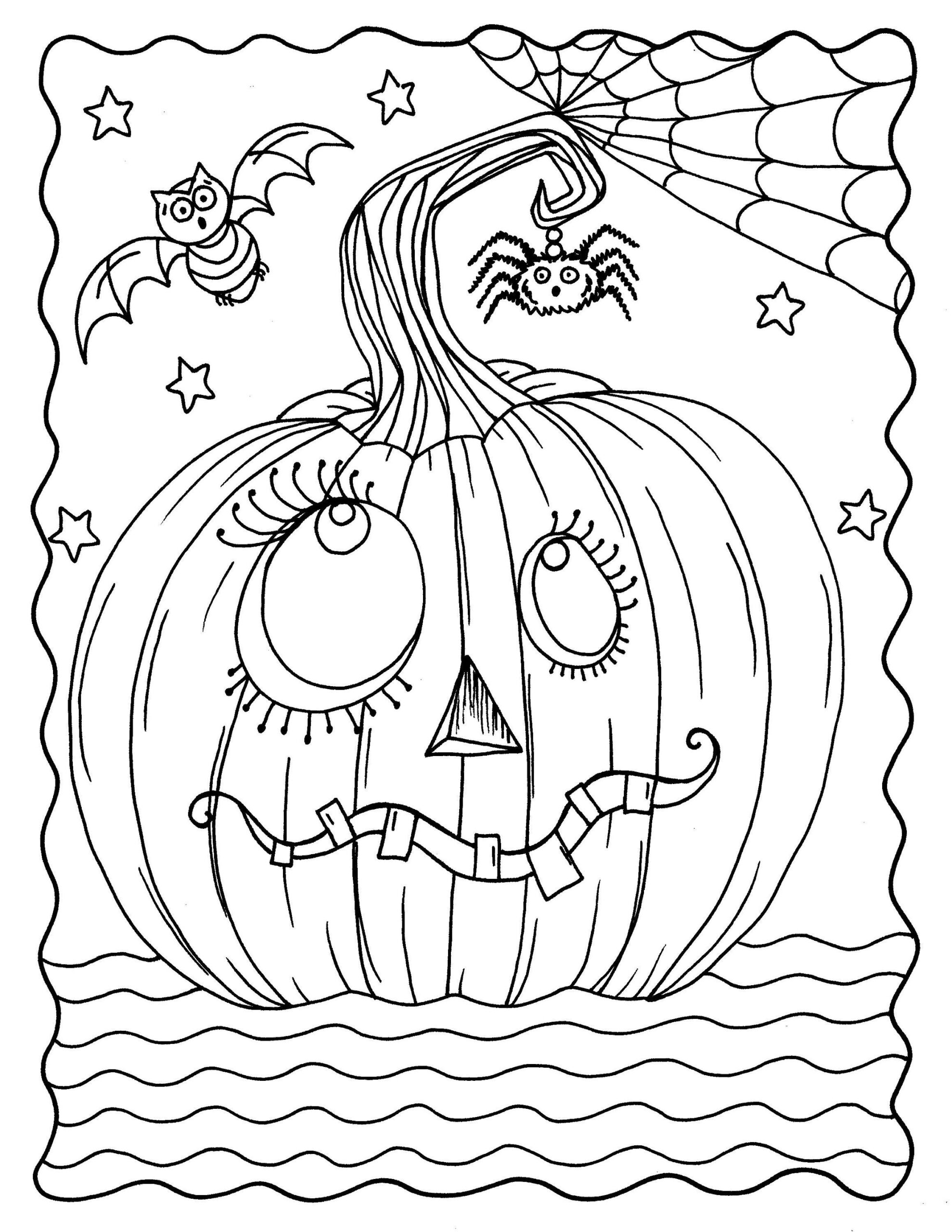 printable pumpkin coloring pages