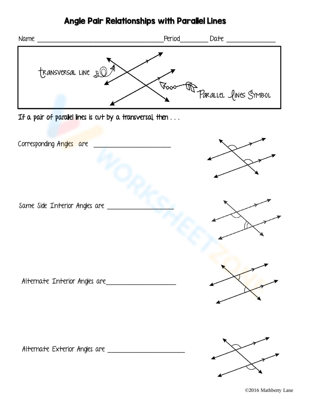 angle relationships worksheet angle relationships worksheet