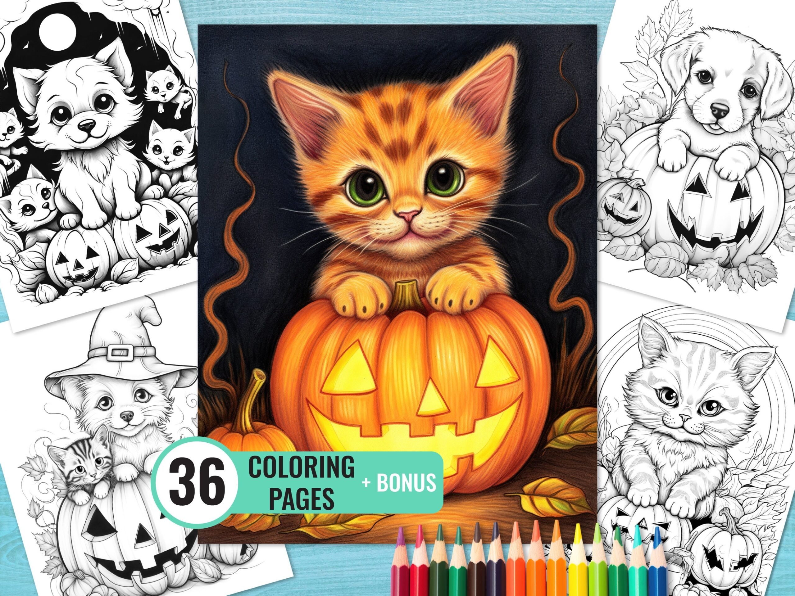 free printable halloween coloring pages