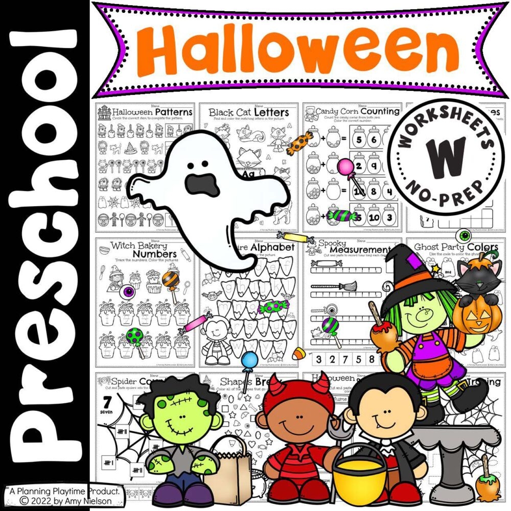halloween worksheet preschool halloween worksheet preschool