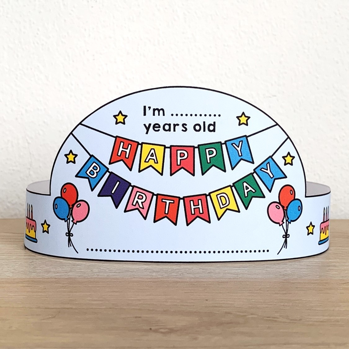 Happy Birthday Paper Crown Printable Costume Craft Activity Template Made By Teachers Happy Birthday Paper Crown Printable Costume Craft Activity Template Made By Teachers