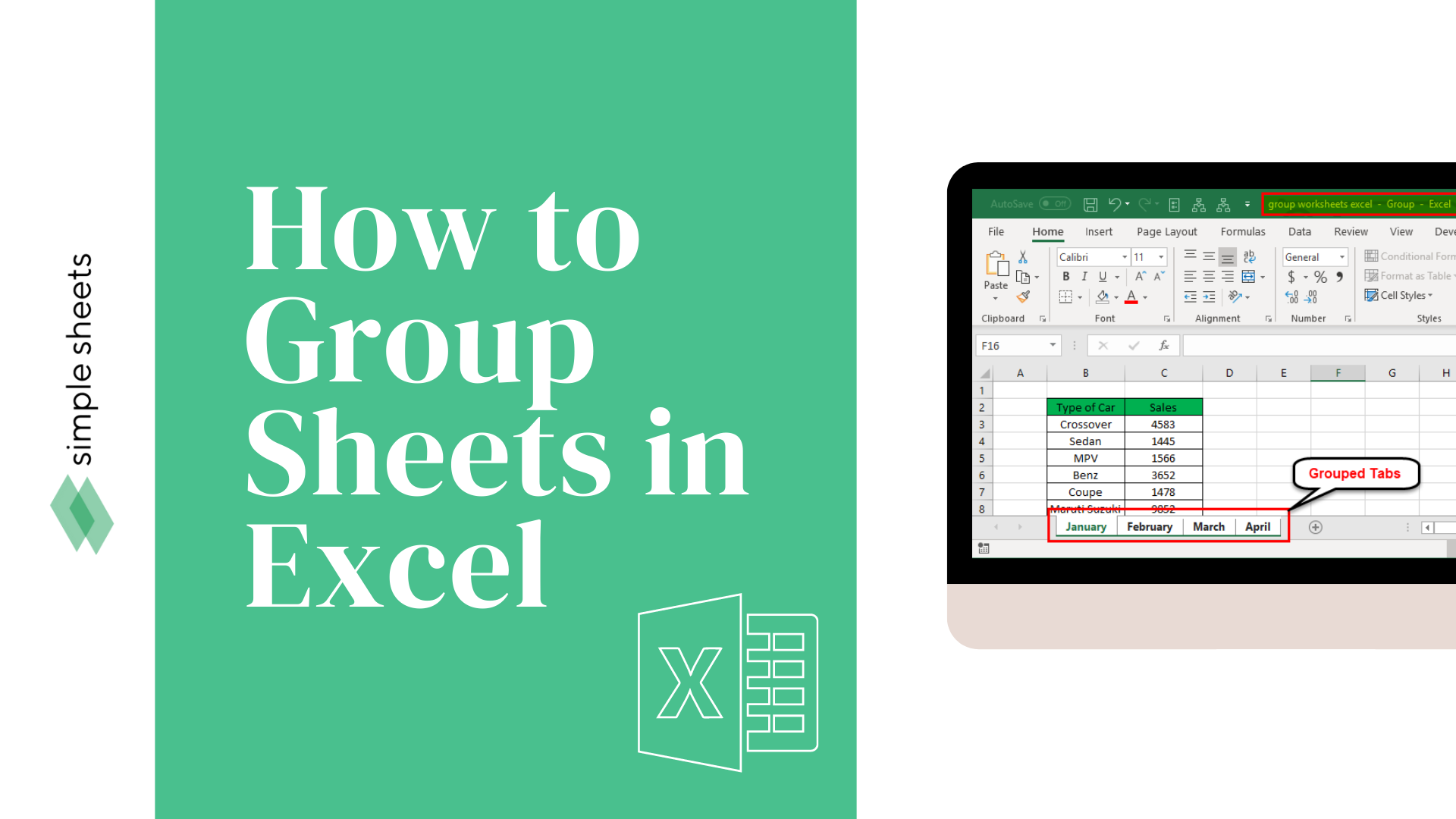 How To Group Sheets In Excel