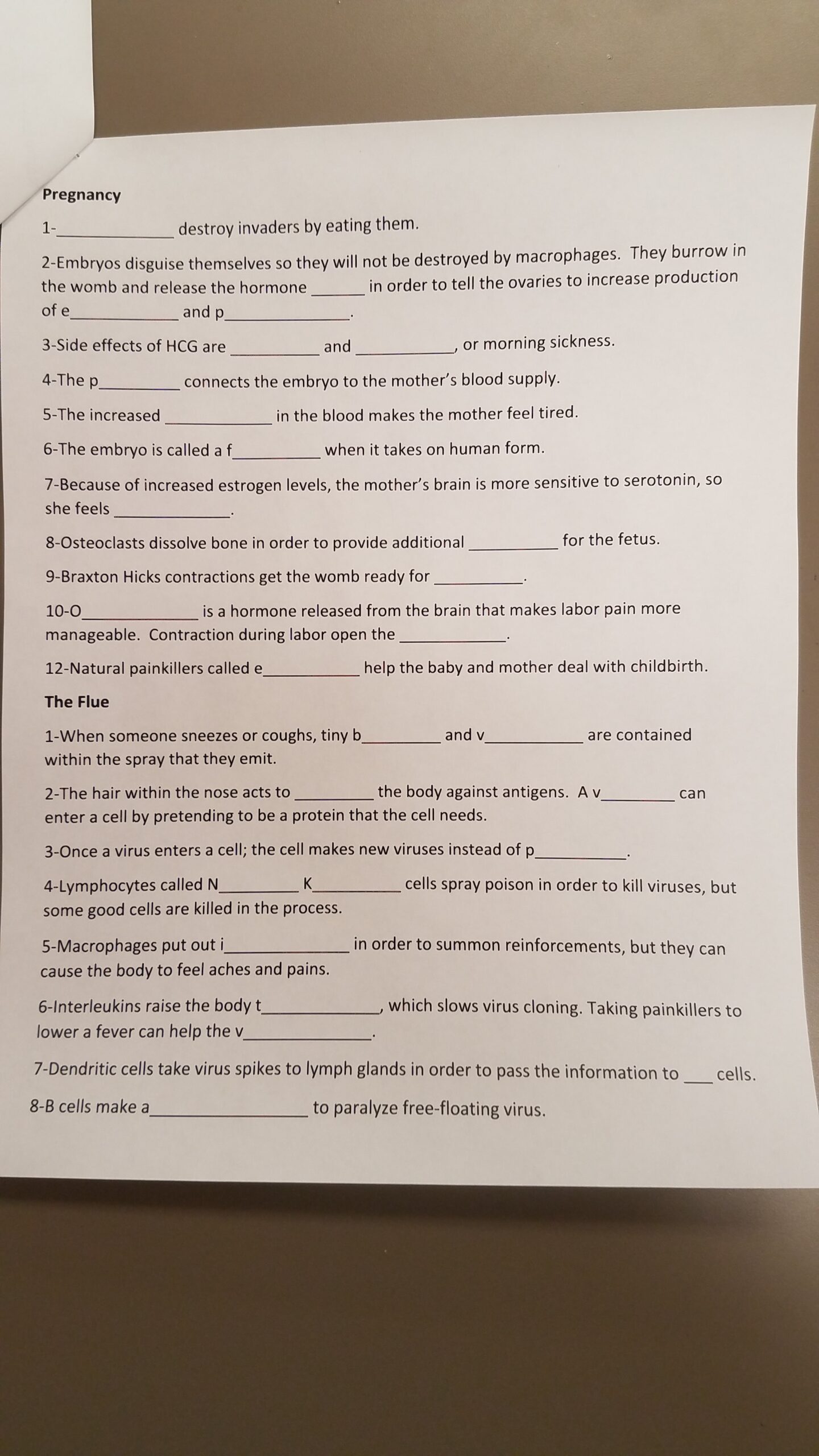 In The Womb Answer Key Fill Online Printable Fillable Blank Worksheets Library