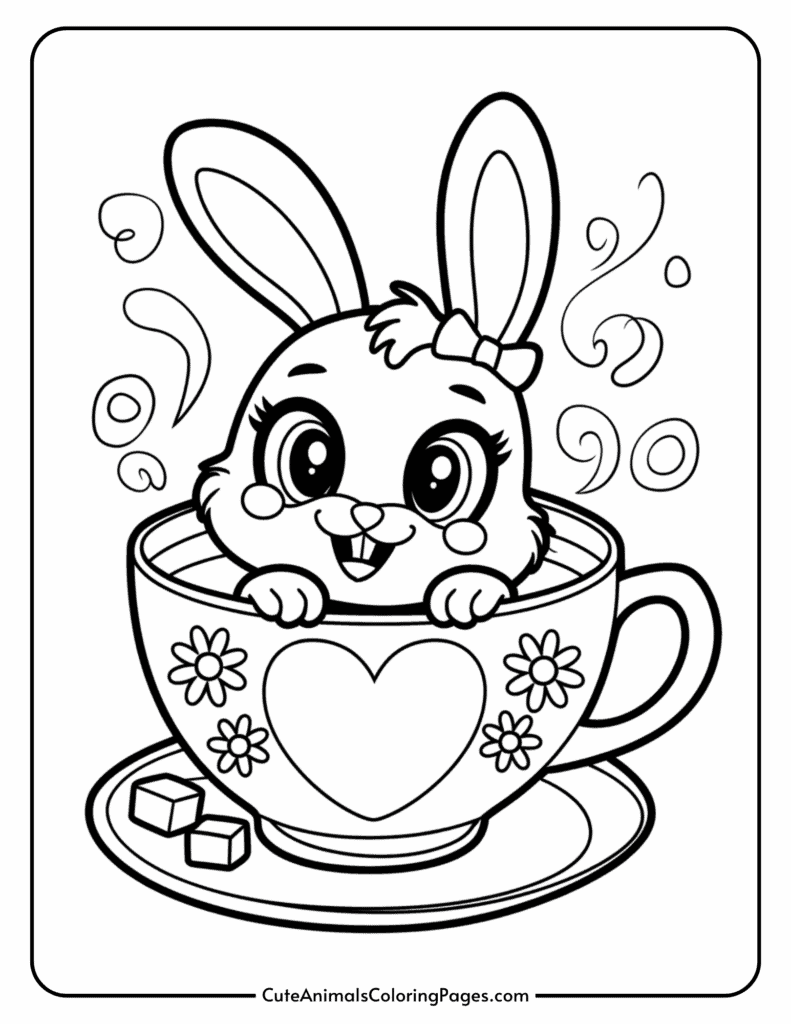 bunny coloring pages printable