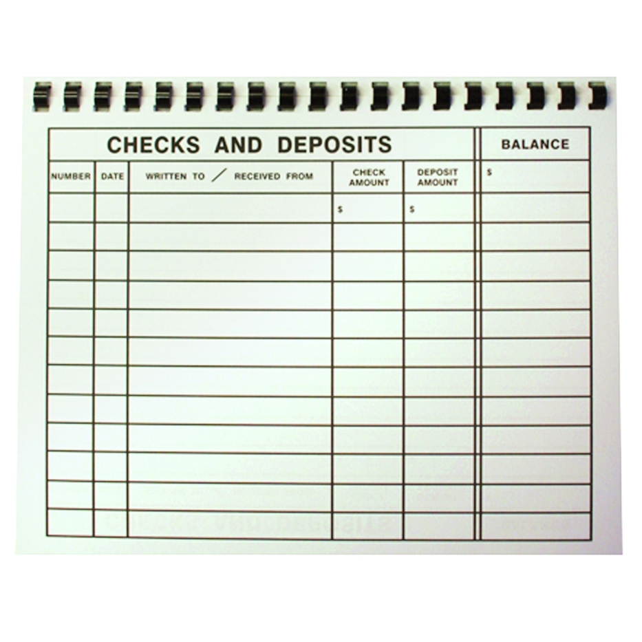 Large Print 8 X 11 Check Register Vision Forward Large Print 8 X 11 Check Register Vision Forward