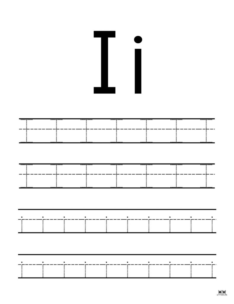 Letter I Worksheets 50 FREE Printables Printabulls