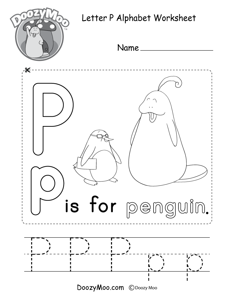 letter p worksheets