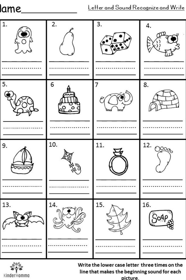 letter recognition worksheets