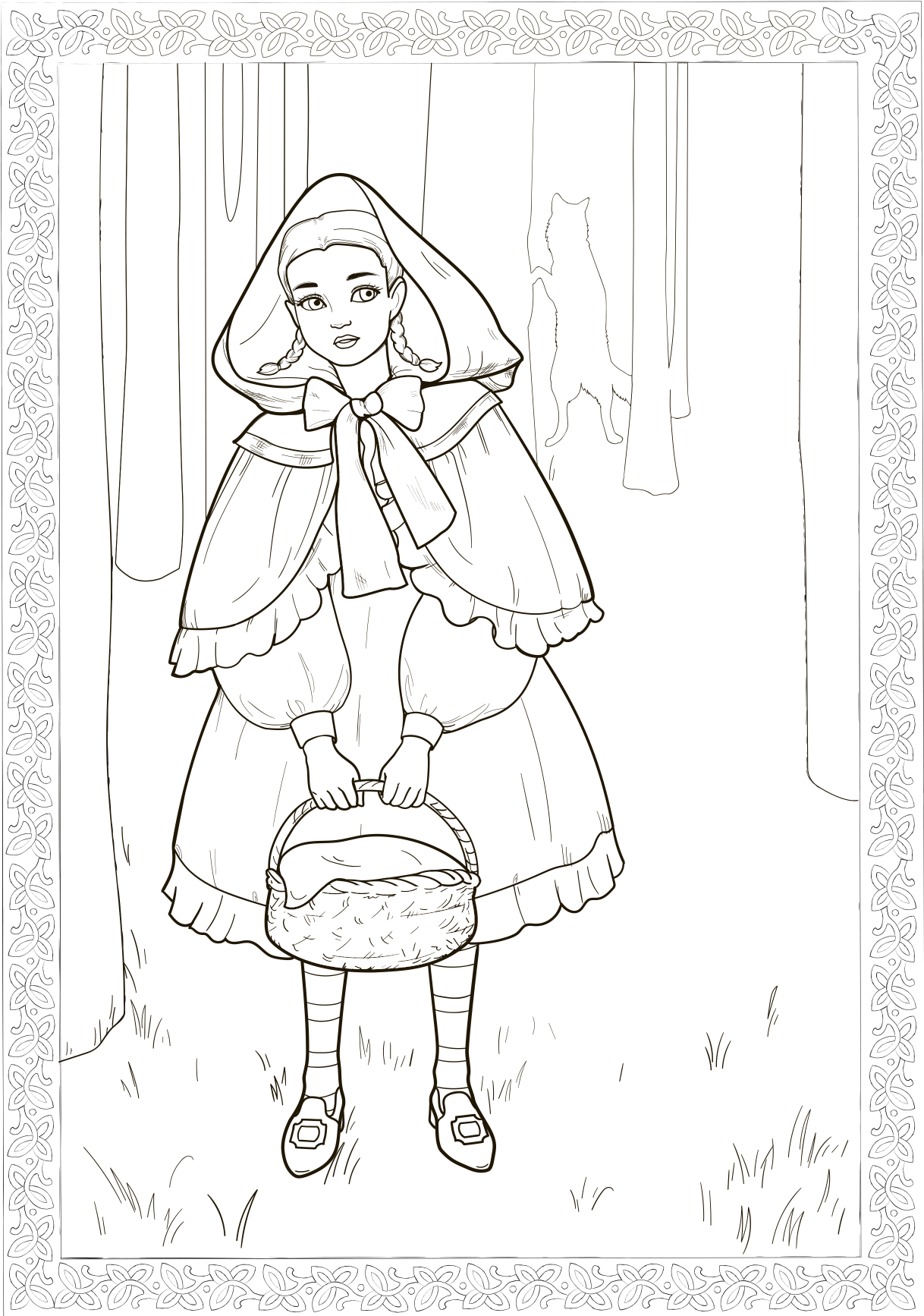 red riding hood printable story red riding hood printable story