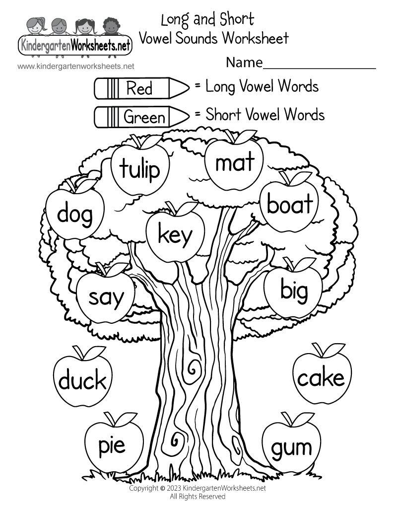 long vowel worksheets