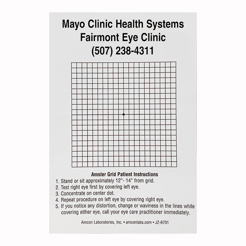 Magnetic Modified Amsler Grid Imprinted Amcon Labs